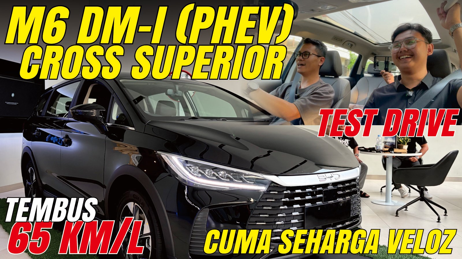 Senjata Baru BYD! BYD M6 DM-i (Phev) Plug-in Hybrid Seirit Honda Beat & Cuma Seharga Veloz